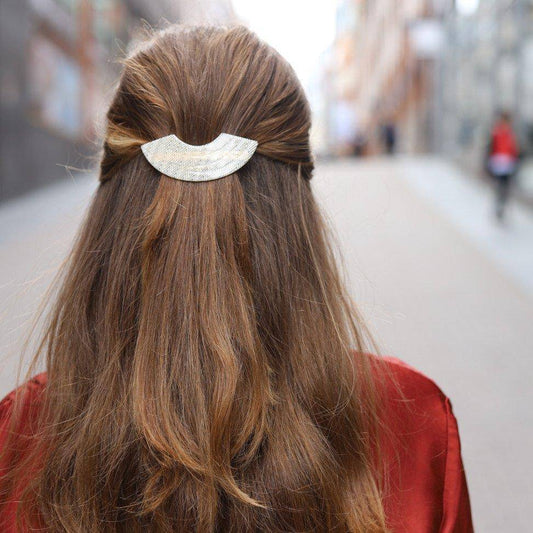 Nefertiti Barrette - Papyrus - Hermine Hold