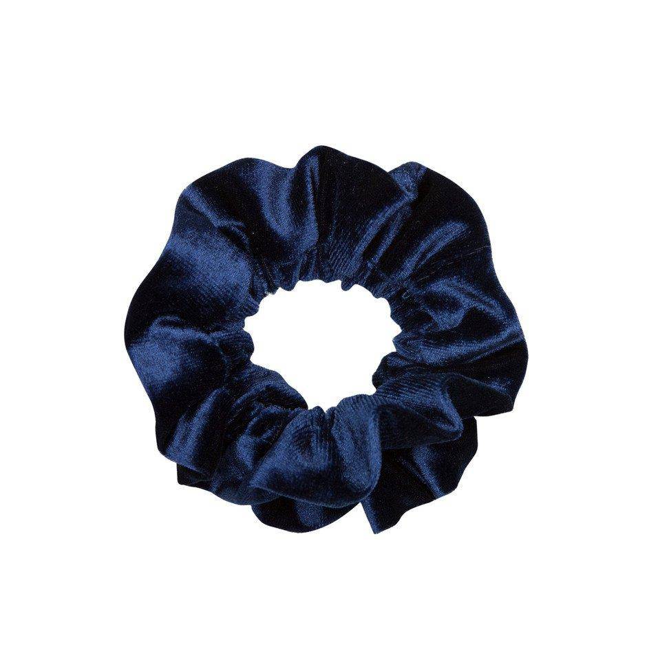 Velvet Scrunchie - Evening Blue - Hermine Hold